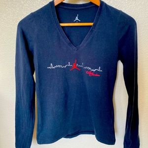Women’s Air Jordan Long Sleeve black shirt